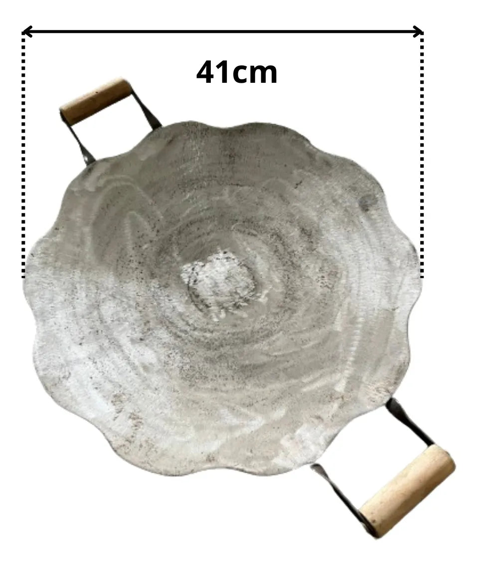 Disco Culinário de Grade de Arado Reaproveitado, Tratado Para uso Gastronômico.