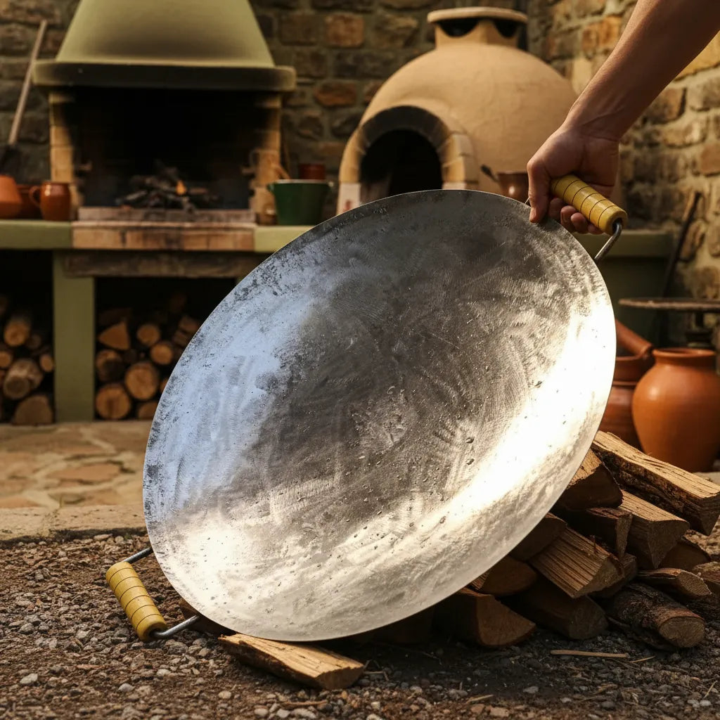 Disco Culinário de Grade de Arado Reaproveitado, Tratado Para uso Gastronômico.