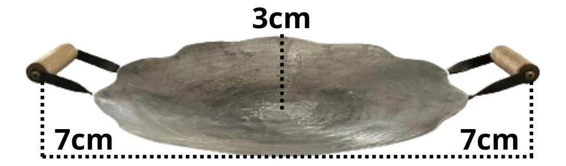 Disco Culinário de Grade de Arado Reaproveitado, Tratado Para uso Gastronômico.