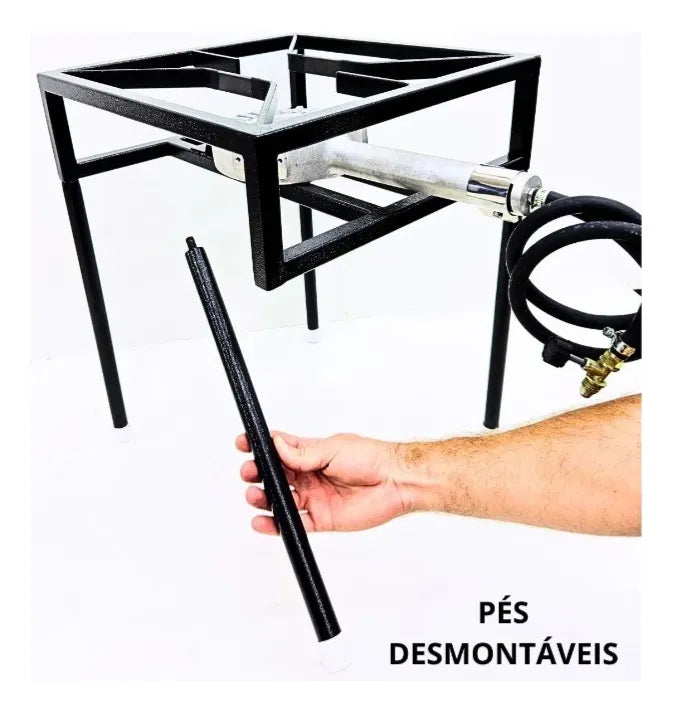 Fogareiro Portátil Para Camping De Alta Pressão Desmontável